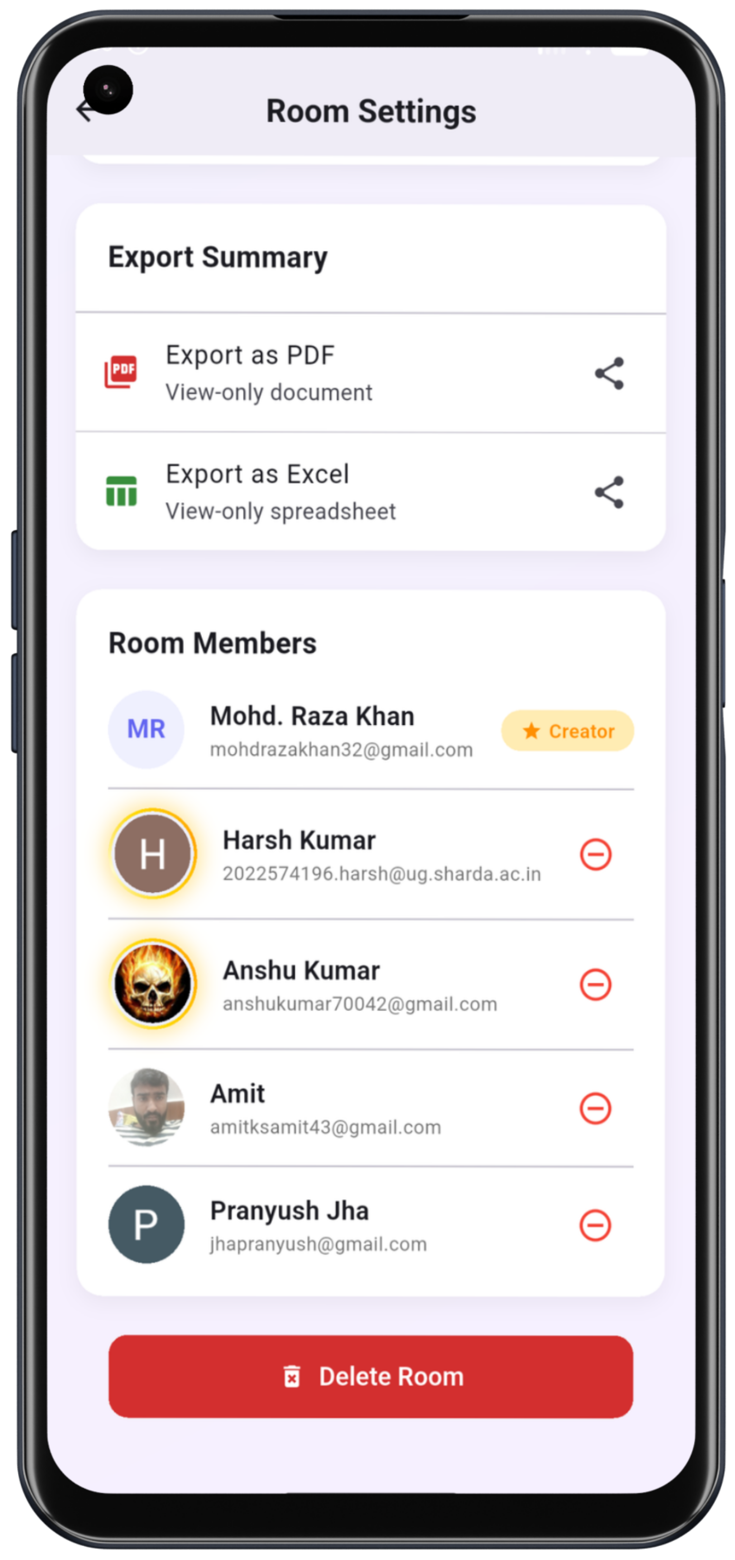 Room Feature App OneRoom - The Ultimate Roommate Management App